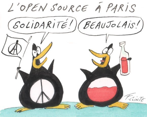 Dessin: Open Source Summit Paris 2015